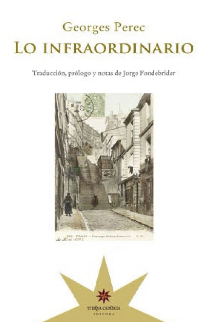 Lo infraordinario