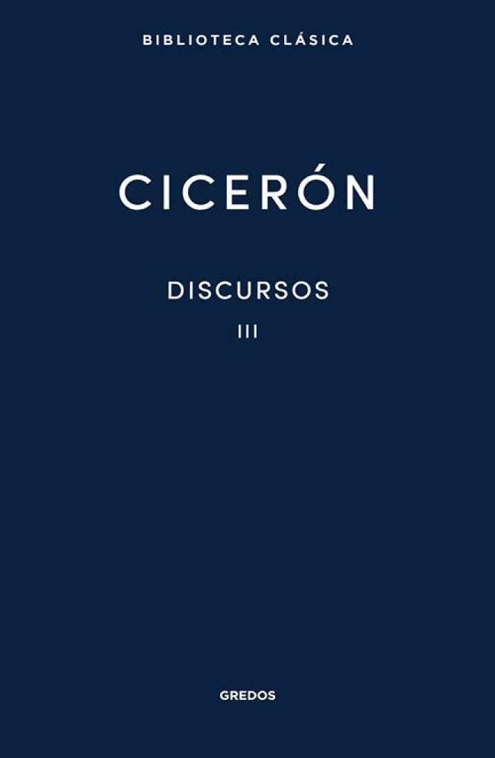 Cicerón. Discursos III