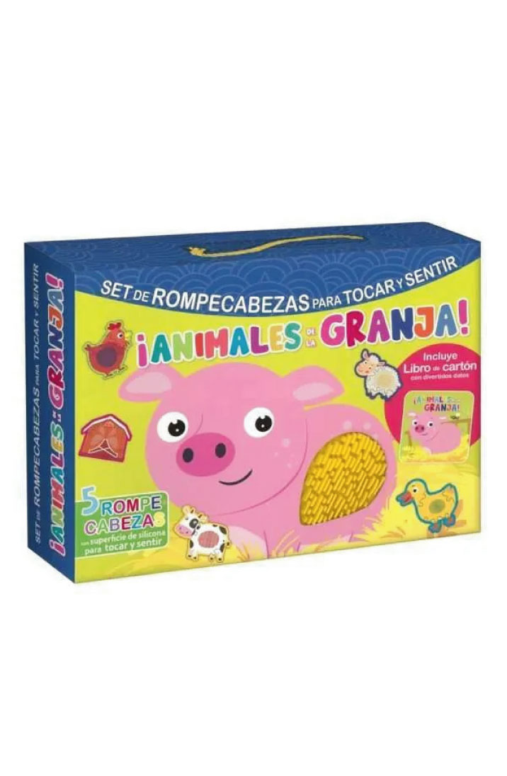 Animales de la granja rompecabezas para armar y sentir