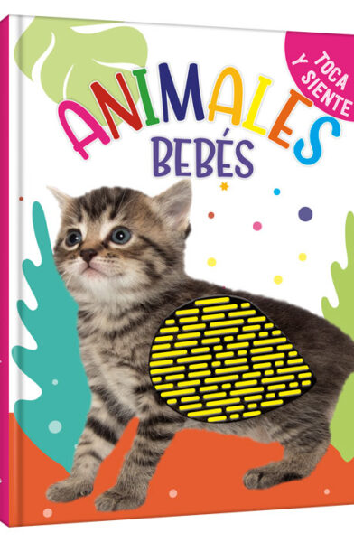 Libro animales bebés. Toca y siente