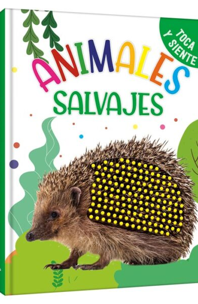 Libro animales salvajes. Toca y siente