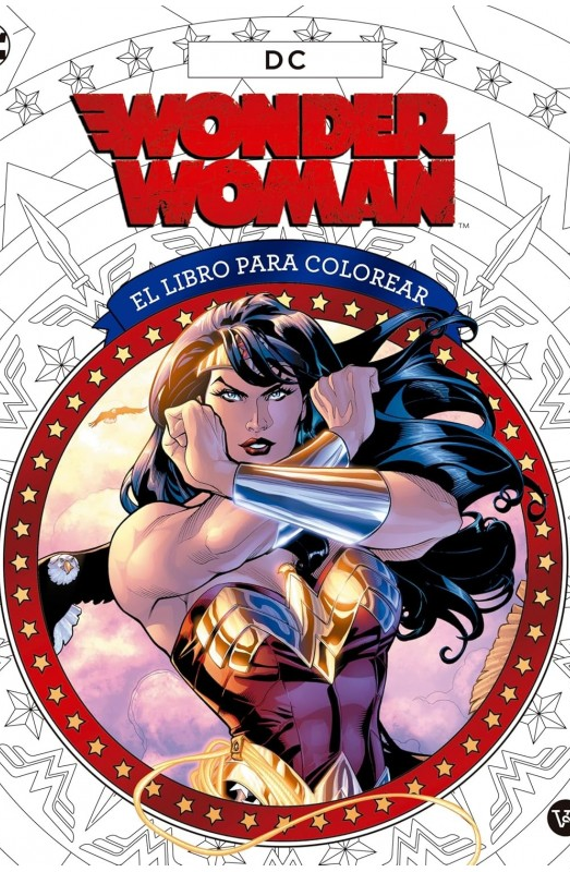 Wonder Woman libro para colorear